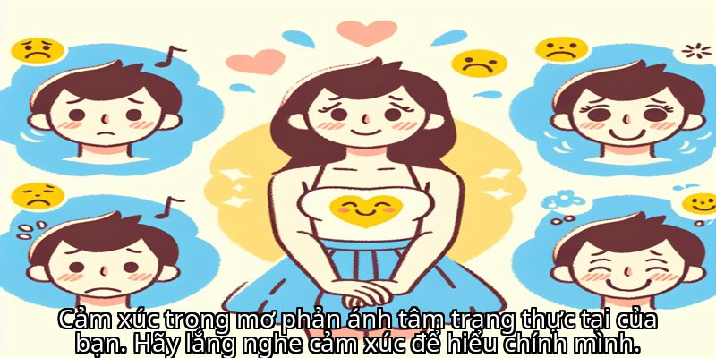 Cảm xúc trong mơ phản ánh tâm trạng thực tại của bạn. Hãy lắng nghe cảm xúc để hiểu chính mình.