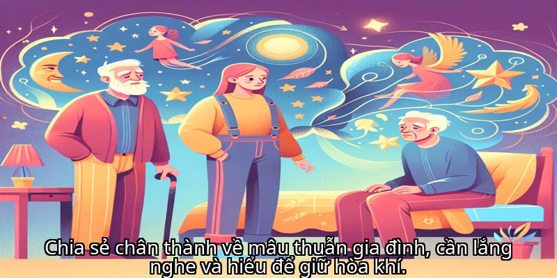 Chia sẻ chân thành về mâu thuẫn gia đình, cần lắng nghe và hiểu để giữ hòa khí.