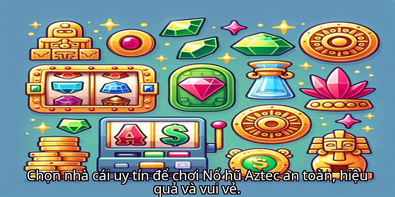 Chọn nhà cái uy tín để chơi Nổ hũ Aztec an toàn, hiệu quả và vui vẻ.