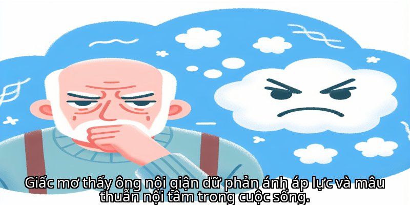Giấc mơ thấy ông nội giận dữ phản ánh áp lực và mâu thuẫn nội tâm trong cuộc sống.