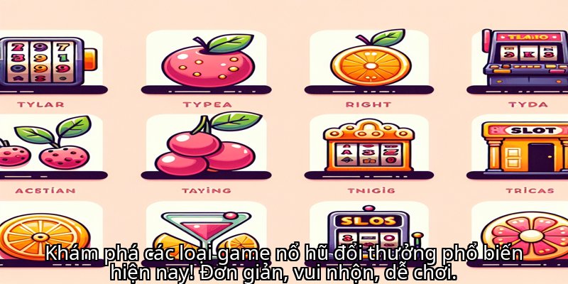 Khám phá các loại <strong>game nổ hũ đổi thưởng</strong> phổ biến hiện nay! Đơn giản, vui nhộn, dễ chơi.