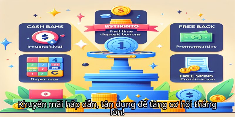 Khuyến mãi hấp dẫn, tận dụng để tăng cơ hội thắng lớn!